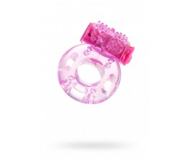 Эрекционное виброкольцо Toyfa розовое 1,7 см