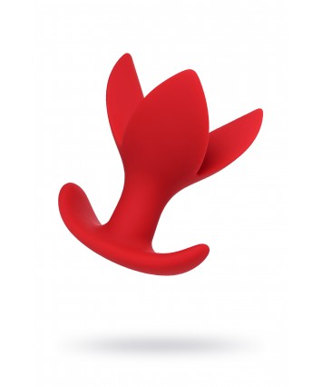 Расширяющая анальная втулка Flower красная 9 см