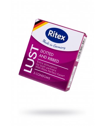 Презервативы Ritex рифленые с пупырышками №3 
