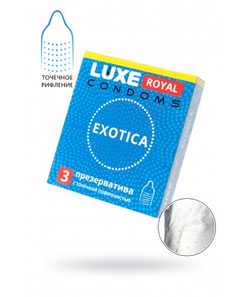 Презервативы Luxe Royal Экзотик 3 шт