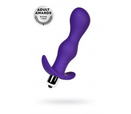 Анальная пробка с вибрацией A-Toys фиолетовая 14 см