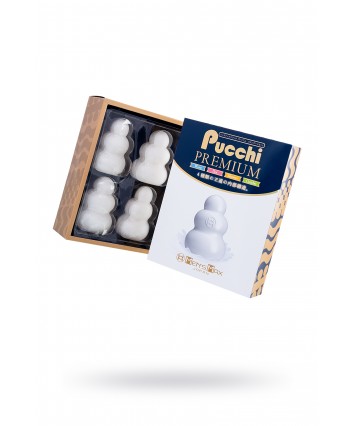 Набор нереалистичных мастурбаторов Pucchi Premium MensMax белый 6,5 см