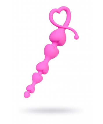 Анальная цепочка ToDo by Toyfa Sweety силикон розовая 18,5 см