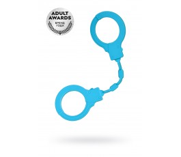 Силиконовые наручники A-Toys голубые 33 см