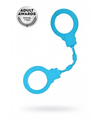 Силиконовые наручники A-Toys голубые 33 см