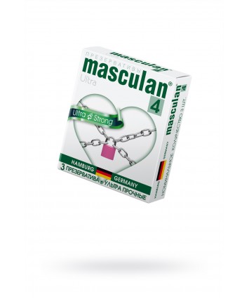 Презервативы Masculan Ultra strong ультра прочный с обильной смазкой 3 шт