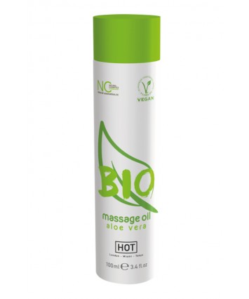 Массажное масло Hot Bio Massage oil aloe vera 100 мл