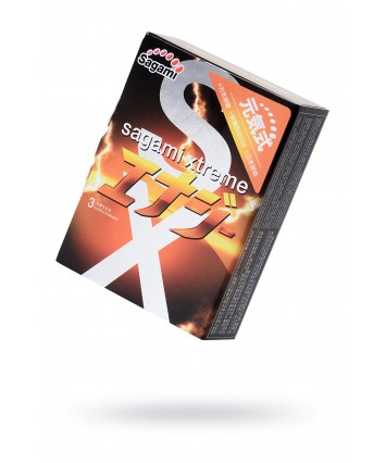 Презервативы латексные Sagami Xtreme Energy ультратонкие со вкусом энергетического напитка