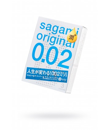 Презервативы полиуретановые Sagami Original 002 Extra Lub №3