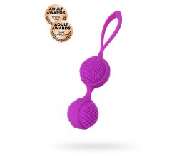Вагинальные шарики с ресничками Jos Nuby фиолетовые 3,8 см