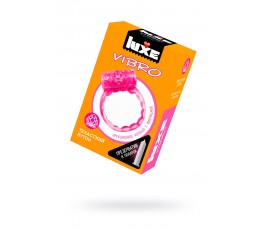 Виброкольцо Техасский Бутон + презерватив Luxe Vibro 1 шт