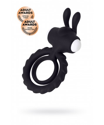 Эрекционное кольцо на пенис Bad Bunny чёрное 9 см
