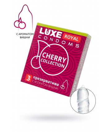 Презервативы Luxe Royal Вишня 3 шт