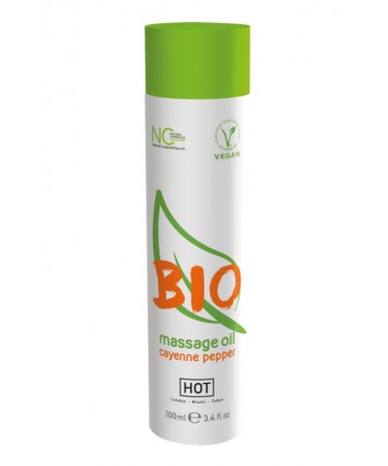 Массажное масло Hot Bio Massage oil cayenne pepper 100 мл