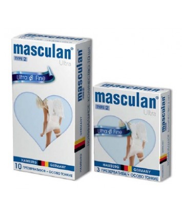 Презервативы Masculan Ultra 2 особо тонкие Ultra Fine 3 шт