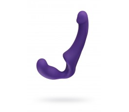 Двухсторонний страпон без ремешков Share фиолетовый 16 см