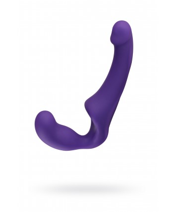 Двухсторонний страпон без ремешков Share фиолетовый 16 см