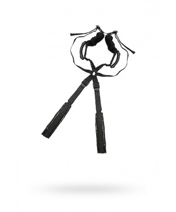 Комплект бондажный Romfun Sex Harness Bondage на сбруе чёрный