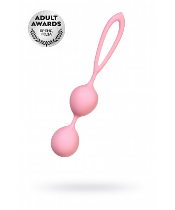 Вагинальные шарики A-Toys розовые 3,1 см