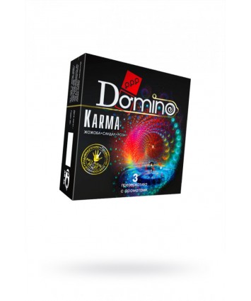 Презервативы Domino Premium Karma роза, жожоба и сандал 3 шт