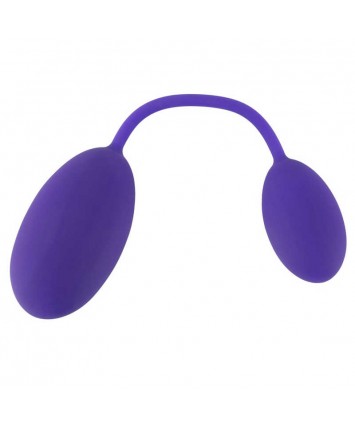 Анальный и вагинальный шарики GoGasm фиолетовый