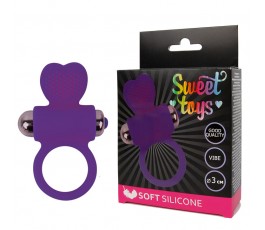 Виброкольцо Sweet toys фиолетовое D 3 см