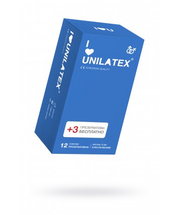 Презервативы Unilatex Natural Plain классические №15 шт