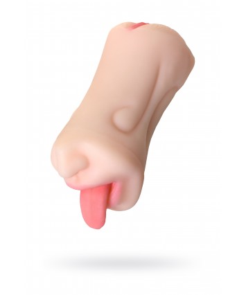 Мастурбатор реалистичный Toyfa Juicy Pussy рот и вагина телесный 19 см