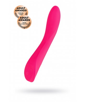 Нереалистичный вибратор Jos Twig 5 режимов вибрации розовый 20,5 см