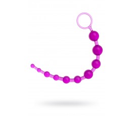 Анальная цепочка фиолетовая ToyFa 26 см