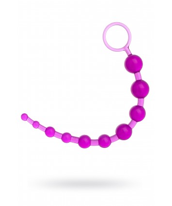Анальная цепочка фиолетовая ToyFa 26 см