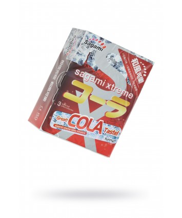 Презервативы Sagami Xtreme Cola латексные с ароматом колы