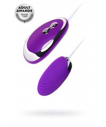 Виброяйцо Toyfa A-Toys силикон фиолетовый 6,5 см
