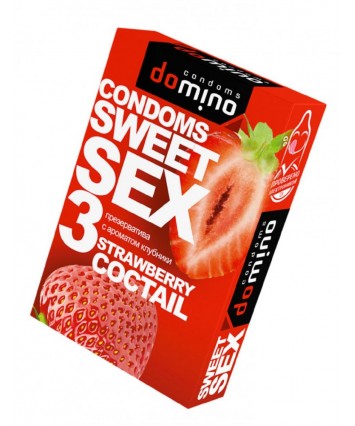 Презервативы для орального секса Luxe Sweetsex клубника №3