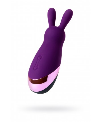 Стимулятор эрогенных зон Eromantica Bunny силикон фиолетовый 21,5 см