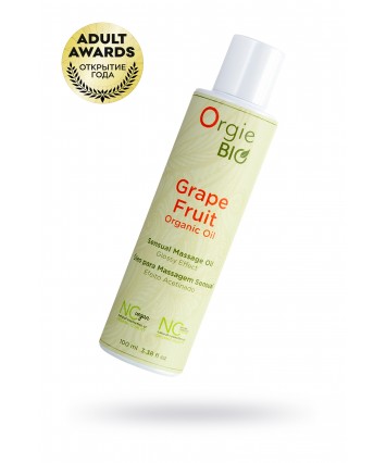 Органическое масло для массажа ORGIE Bio Grapefruit с ароматом грейпфрута 100 мл