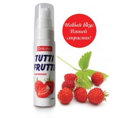 Съедобная гель-смазка Tutti-Frutti земляника 30 г