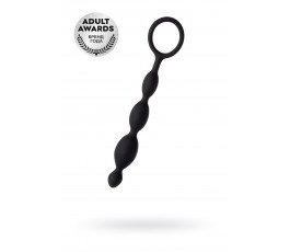 Анальная цепочка Toyfa A-toys черная 19,5 см