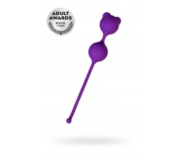 Вагинальные шарики A-Toys фиолетовые 2,7 см