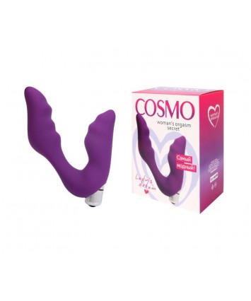 Вибромассажер для точки G Cosmo фиолетовый 12,7 см