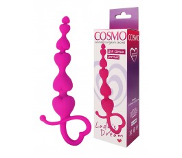 Цепочка анальная Cosmo розовая 14,5 см