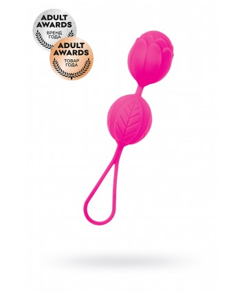 Вагинальные шарики A-toys розовые 9 см