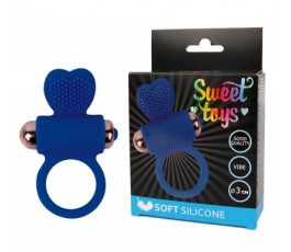 Виброкольцо Sweet toys синее D 3 см