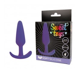Анальная втулка Sweet Toys фиолетовая 10 см